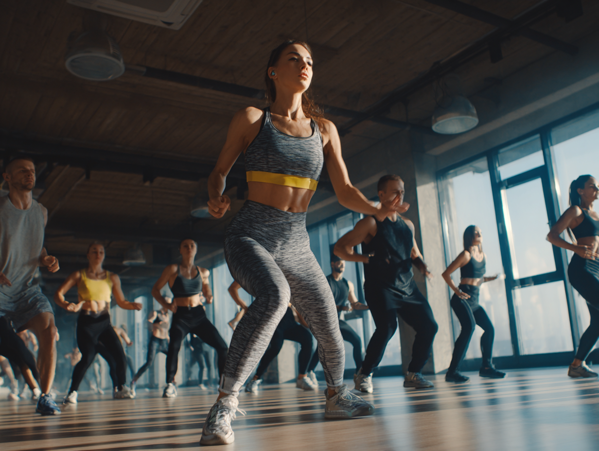 Група людей різного віку під час функціонального тренування